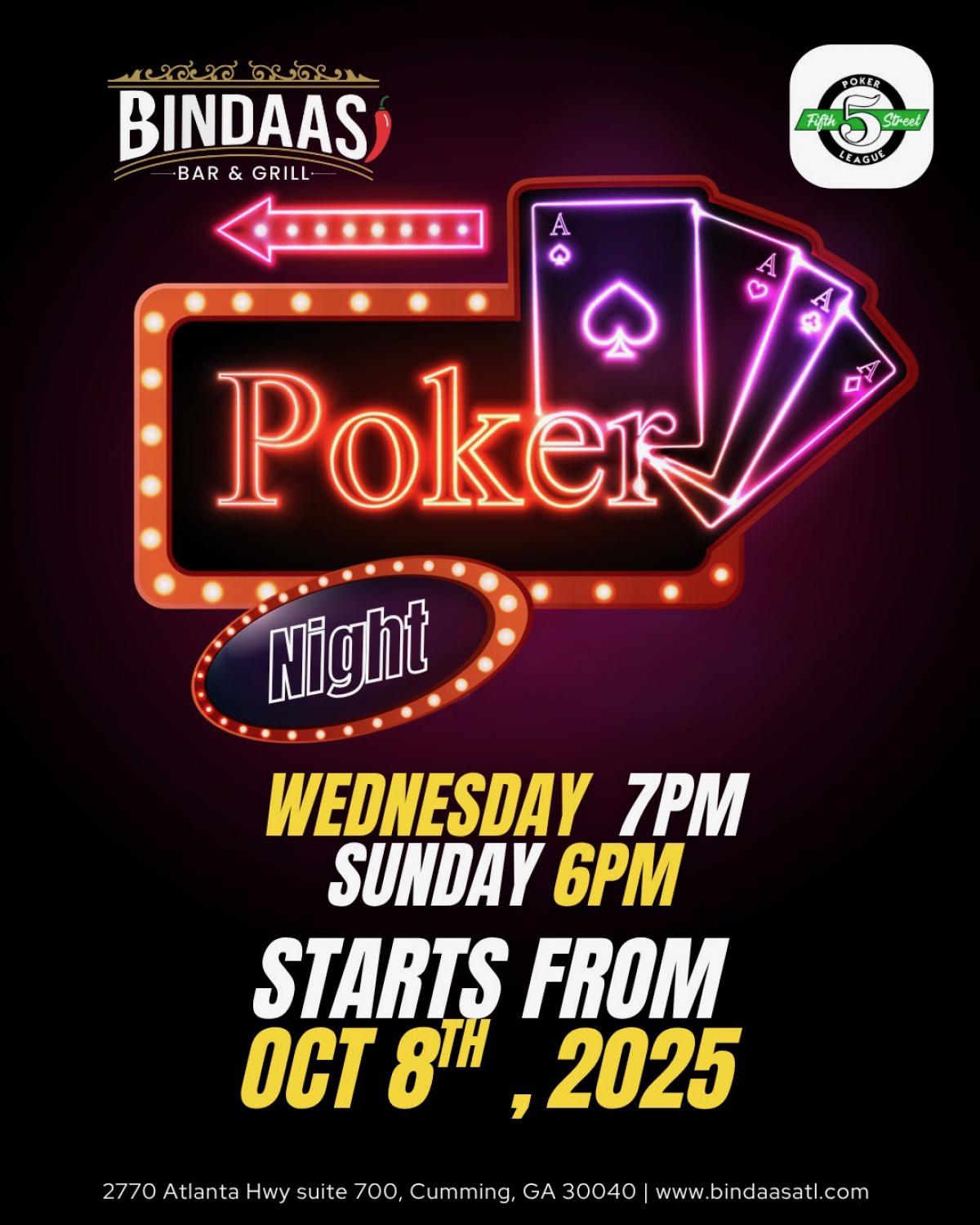 Have Fun with 5th Street Poker League